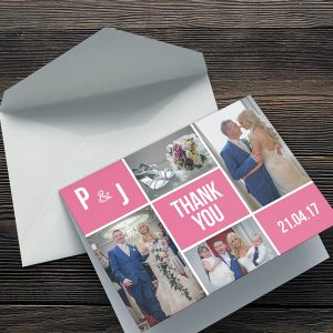 Landscape Folding Thank You Card